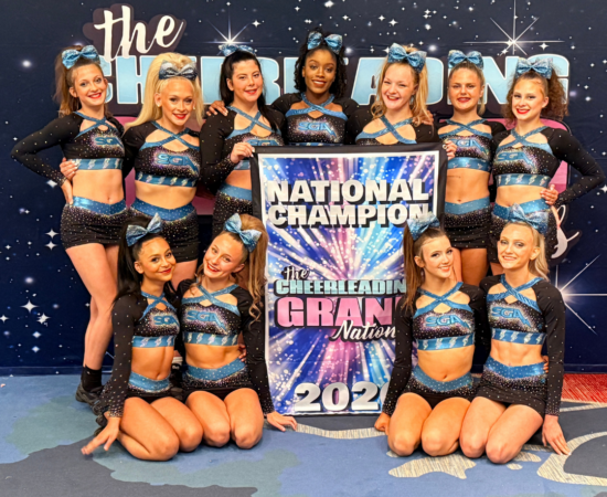 Cheerleading team at South Georgia Athletics in Valdosta GA
